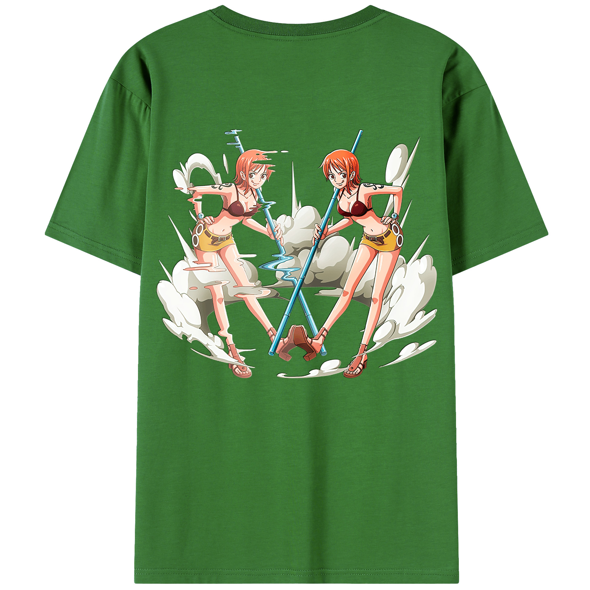 （画像用） ワンピース ナミ ONE PIECE Nami レディース半袖Tシャツ(バックプリント)